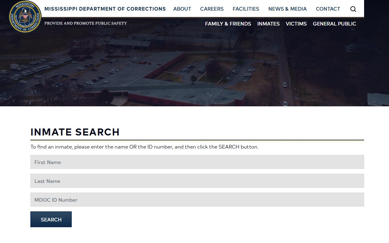 Carroll County inmate roster lookup on the MDOC inmate search page